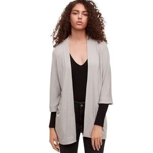 Wilfred Free Zlata Open Cardigan. Size small in taupe.